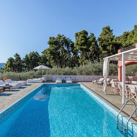 Luxury With Private Pool In Skopelos, Spacious & Private, Amaryllis By Kardous *