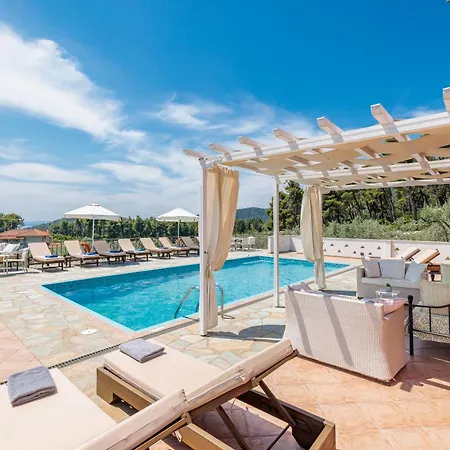 Villa Luxury With Private Pool In Skopelos, Spacious & Private, Amaryllis By Kardous *