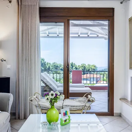 Luxury With Private Pool In Skopelos, Spacious & Private, Amaryllis By Kardous Villa Alikias