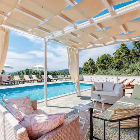 Villa Luxury With Private Pool In Skopelos, Spacious & Private, Amaryllis By Kardous
