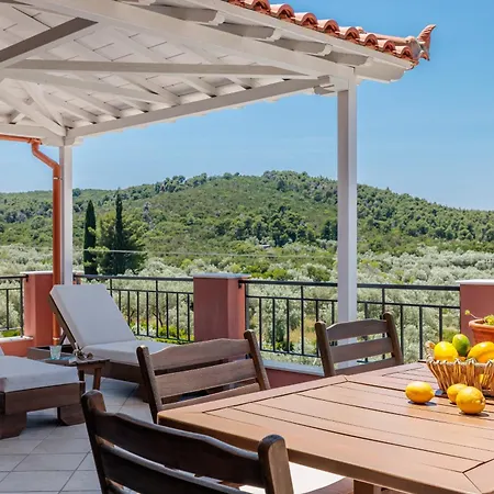 Villa Luxury With Private Pool In Skopelos, Spacious & Private, Amaryllis By Kardous *
