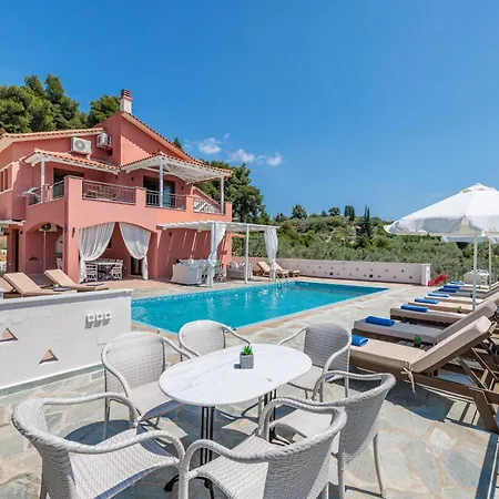 Luxury With Private Pool In Skopelos, Spacious & Private, Amaryllis By Kardous Villa